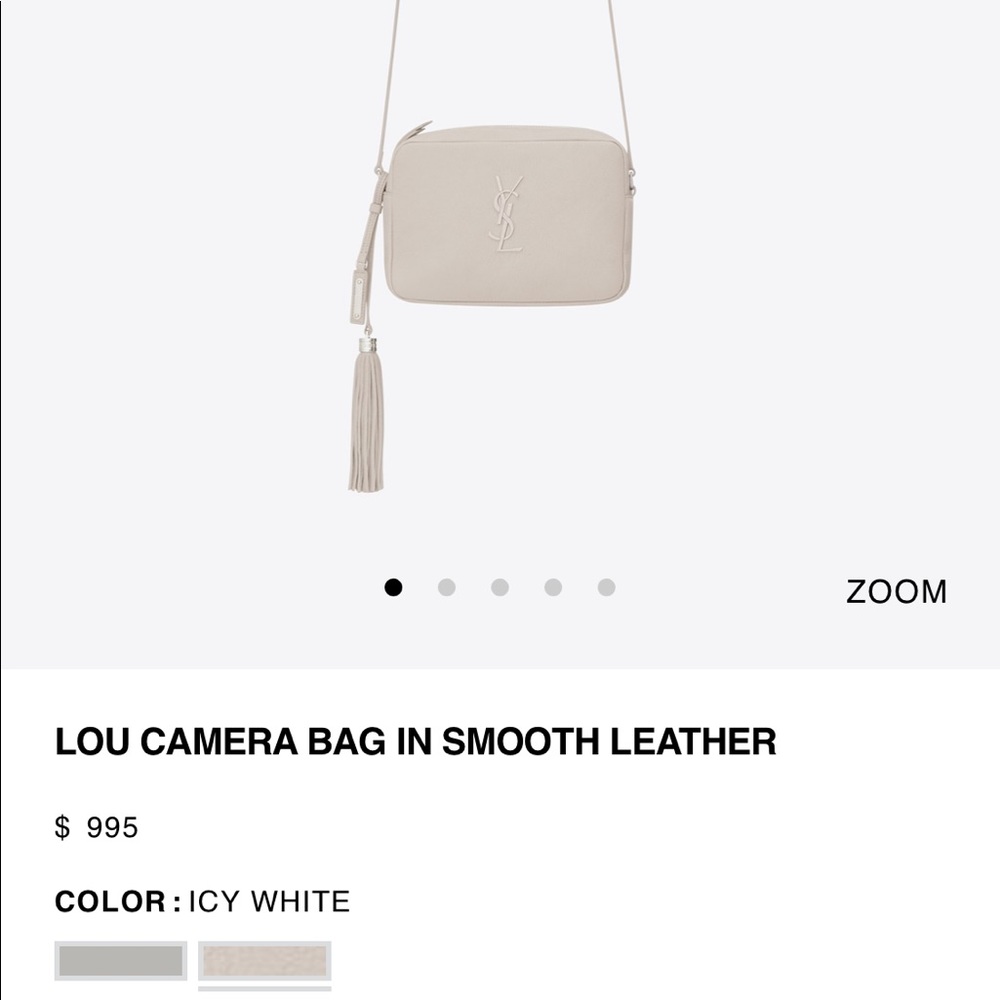 Offers welcome! Lou Camera Bag in Icy White NWT